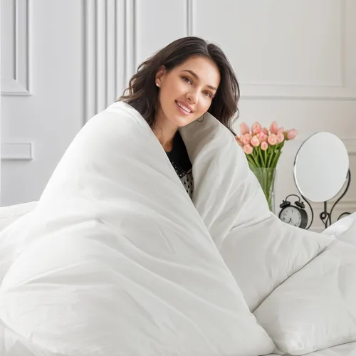 Miniatura 6 de NEXHOME PRO Funda de edredón de algodón para niños, tamaño twin, aspecto de lino, blanco, orgánico, natural, 100% algodón lavado, juego de ropa