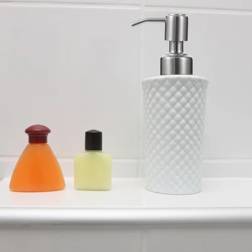 Miniatura 3 de Dispensador de jabón de mano con rociador, dispensador de jabón, tapa de bomba de botella, tapa de bomba de acero inoxidable, reemplazo de plata