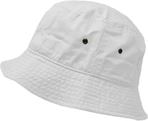 Miniatura 16 de Glory Max Sombrero de cubo unisex de color sólido 100% algodón, sombrero de ala pequeña, plegable, para viajes, verano, playa