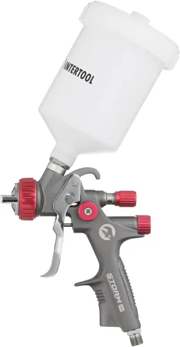 INTERTOOL LVLP Pistola de aire con boquilla de 0.06 pulgadas, fácil de usar y limpiar, pulverizador de pintura para auto y pintura de bricolaje para