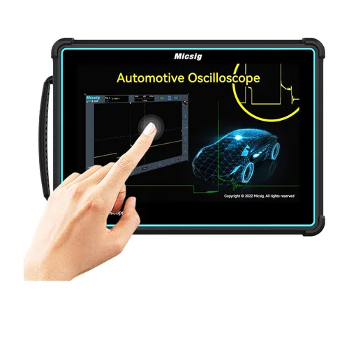 Miniatura 2 de Osciloscopio digital para tableta automotriz Micsig, 4 canales, pantalla táctil de 10.1 pulgadas, ancho de banda de 100 MHz, frecuencia de muestreo