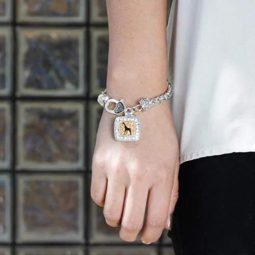 Miniatura 3 de Inspired Silver - Pulsera cuadrada de plata con circonita cúbica, Circonita cúbica