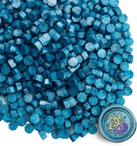Miniatura 15 de Cuentas de sello de cera de alta calidad, 520 bolitas de sellado marrón para cartas, tarjetas de felicitación, botellas de vino y manualidades