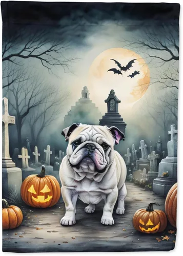Miniatura 42 de Caroline's Treasures DAC2011GF - Bandera decorativa para jardín de Halloween con diseño de beagle para jardín, jardín, jardín, jardín, multicolor