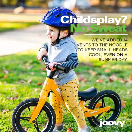 Miniatura 4 de Joovy Noodle - Casco multideportivo XS-S, casco de bicicleta ajustable para niños, arándano Azul (Arándano)