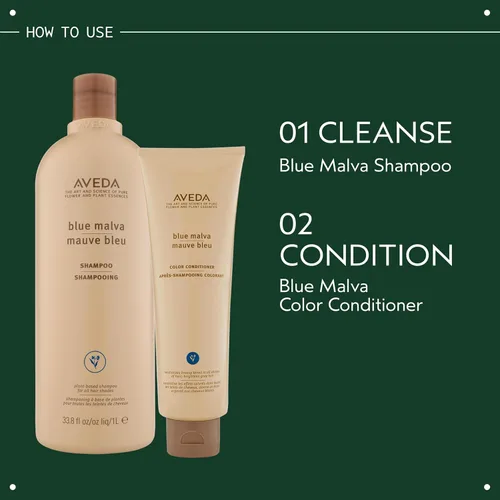 Miniatura 5 de Champú Aveda de malva azul, 33.8 oz., Blanco