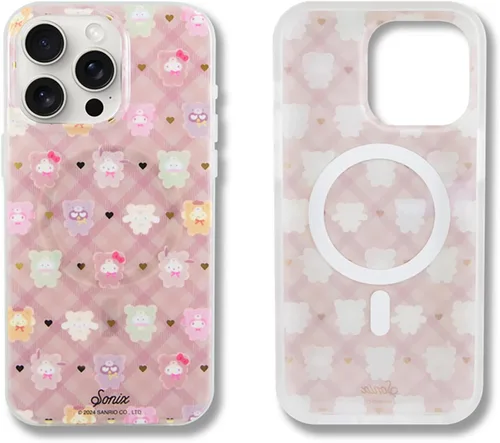Miniatura 66 de Sonix x Sanrio - Funda para iPhone 15 Pro, compatible con MagSafe, probada en caídas de 10 pies, adivinador Kuromi