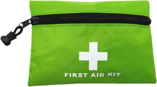 Miniatura 13 de Bolsa roja de primeros auxilios de emergencia, pequeña bolsa vacía de rescate de viaje para almacenamiento de primeros auxilios, bolsillo para rosa