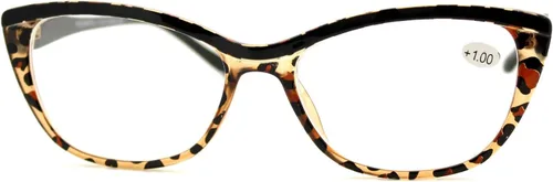 Miniatura 7 de PASTL Gafas de lente transparente con lente de lectura bifocal para mujer, Cateye rectangular