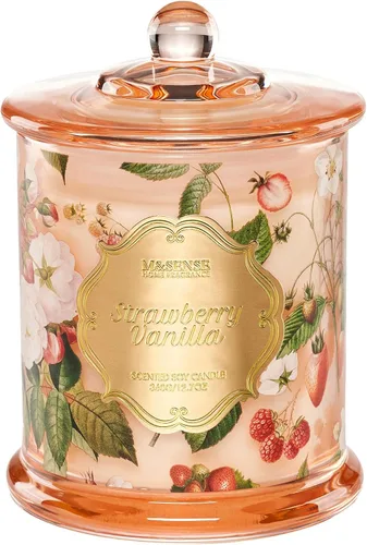 Miniatura 14 de M&SENSE Velas de rosas aromáticas para el hogar, velas de soja orgánicas, no tóxicas, sin hollín, vela en tarro grande de 12.7 onzas, 75 horas