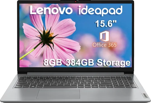 Miniatura 10 de Lenovo IdeaPad 1i - Laptop HD de 15.6 pulgadas (12 GB de RAM, SSD de 512 GB + eMMC de 128 GB, Microsoft Office 365, Intel Celeron N4500)