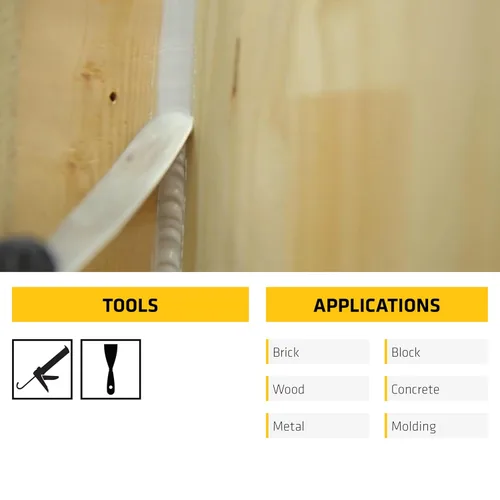 Miniatura 6 de SIKA Sikaflex Sellador de construcción, gris aluminio, poliuretano pintable, multiusos para sellar juntas y huecos, cartucho de 10.1 onzas líquidas