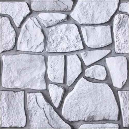 Commomy 10 paneles de pared de piedra 3D para despegar y pegar, panel de pared de piedra sintética de 11.8 x 11.8 pulgadas, papel tapiz de ladrillo