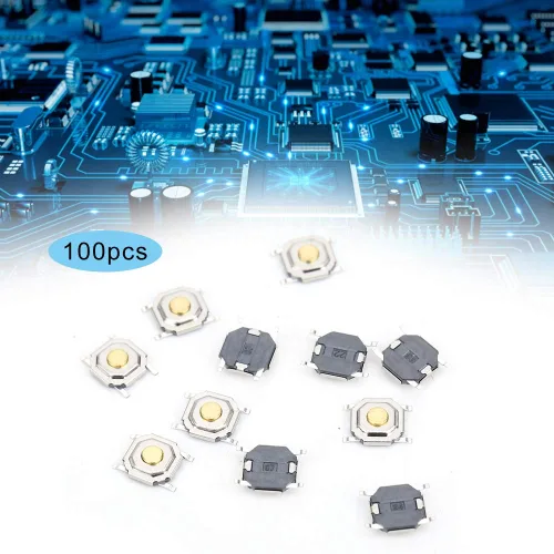 Miniatura 6 de Interruptor táctil de botón táctil de luz de plástico, interruptor de botón táctil, botón de reinicio, botón de reinicio, botón de control