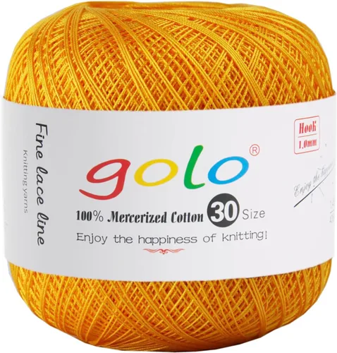 Miniatura 103 de golo Hilo de ganchillo tamaño 10-108 tarjeta de color 108 madejas juego de hilo de bordar elegante juego de caja de regalo con herramientas 100%