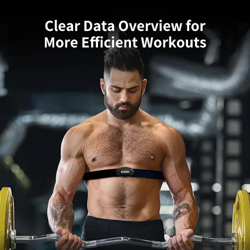 Miniatura 6 de C009Pro Heart Rate Monitor Chest Strap with BLE 5.1& ANT+,HR Monitor Chest Sensor,Up to 400H Battery Life,Sitable for Running Cycling Gym,Compatible