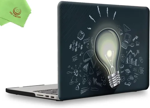 Miniatura 187 de UESWILL Funda de Carcasa Rígida Mate Compatible con MacBook Pro (Retina, 13 pulgadas, principios de 2015/2014/2013/finales de 2012), Modelo Negro
