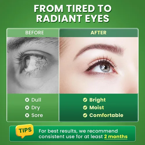 Miniatura 5 de Suplementos de luteína y zeaxantina, vitaminas avanzadas AREDS 2 para los ojos, con arándano, ginkgo biloba, astaxantina, hialuronato de sodio