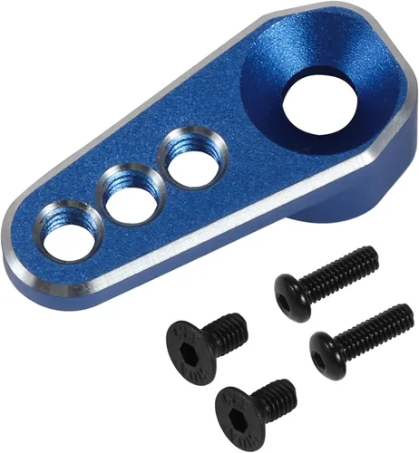 TRX4M actualiza Aluminio CNC 25T Servo Cuernos Brazo de dirección para 1/18 RC Crawler 97054-1 97074-1 Accesorios (azul)