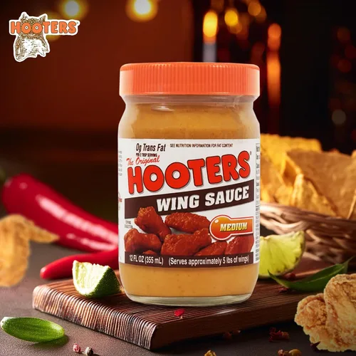 Miniatura 3 de La Salsa de Ala Media de The Original Hooters - Sabor Versátil de Calidad de Restaurante - Ideal para Alas de Pollo, Costillas y Mariscos