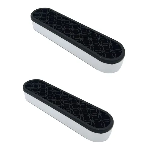 Miniatura 7 de TANG SONG 1 PC Organizador de brochas de maquillaje de silicona, caja de almacenamiento de cosméticos para escritorio (Negro)