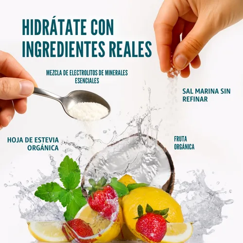Miniatura 3 de FlavCity Fruit Punch - Paquetes de polvo de electrolitos, 28 paquetes de hidratación, sin azúcar añadida, polvo de hidratación con fruta real y sal
