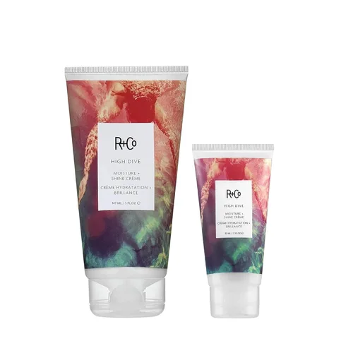 Miniatura 9 de R+Co HIGH DIVE Moisture + Shine Crème – Hydrating & Glossy Hair Cream, Adds Softness & Manageability, All Hair Types