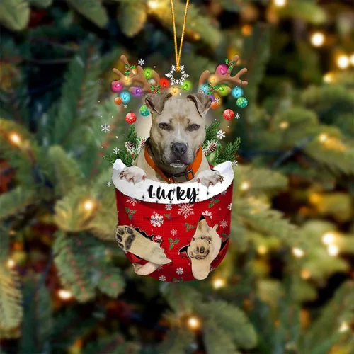 Miniatura 32 de Adorno de Navidad personalizado para perro Airedale Terrier en bolsillo de nieve, adorno para árbol de Navidad, idea de regalo para amantes