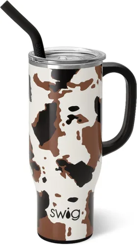 Miniatura 33 de Swig Life - Taza Mega de 40 onzas, Taza de 40 oz con asa y pajita, apta para portavasos, apta para lavavajillas, taza aislante extra grande