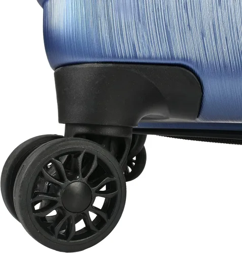 Miniatura 9 de U.S. Traveler Boren - Maleta de viaje de policarbonato resistente con 8 ruedas giratorias, asa de aluminio