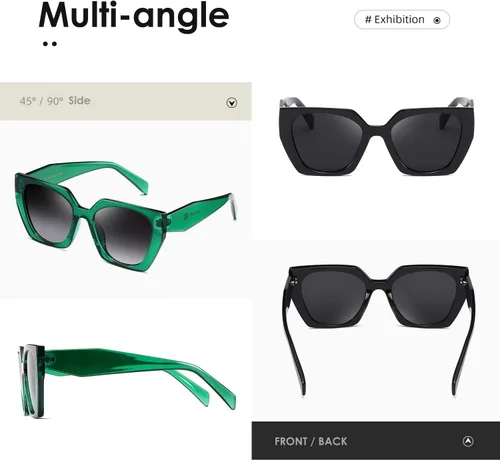 Miniatura 5 de kimorn Gafas de sol para mujeres y hombres de moda retro gafas de sol de moda K1354