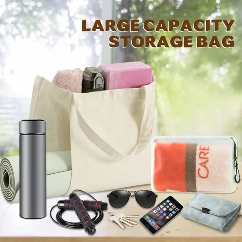 Miniatura 5 de Portador de Esterilla de Yoga, Bolsa de Gimnasio Con Soporte para Esterilla de Yoga, Bolsa de Lona para Mujer Con Correa para el Hombro Para Off