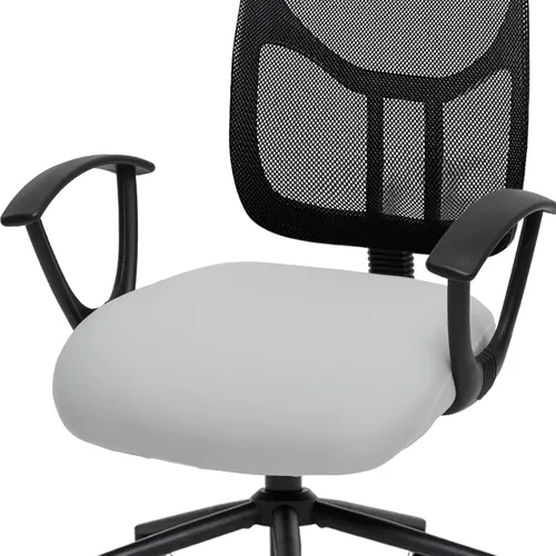 Miniatura 41 de Fundas elásticas para asiento de silla de oficina de escritorio - Funda universal de spandex para silla de computadora - Fundas removibles lavables
