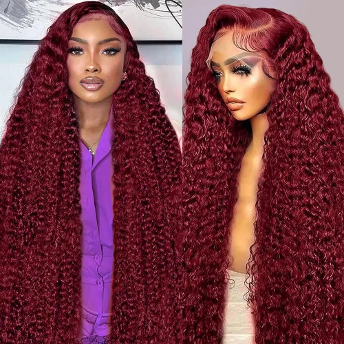 Miniatura 24 de Pelucas cortas de 10 pulgadas estilo Bob 13x4 con ondas profundas, peluca de pelo humano estilo Bob con encaje frontal HD de 200% de densidad