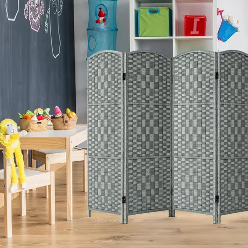 Miniatura 12 de HALLYBEE Divisor de habitación pequeño, pantalla de privacidad, separadores de habitación cortos y pantallas de privacidad plegables, divisiones