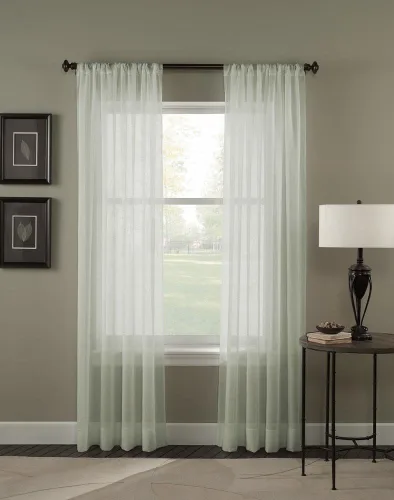 Miniatura 9 de Curtainworks Trinity Crinkle, cortinas de gasa