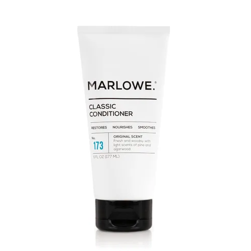 MARLOWE. No.173 Classic - Acondicionador para hombre, restaura, nutre y suaviza el cabello con aceite hidratante de argán y coco, aroma fresco y
