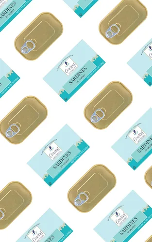 Miniatura 2 de Coastal Gourmet Sardinas en agua 4.375 onzas (paquete de 12) (el embalaje puede variar)