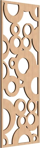 Miniatura 57 de Farwell Paneles de pared decorativos de madera con calado, 13 3/8 pulgadas de ancho x 34 3/8 pulgadas de alto x 1/4 de alto, roble rojo rojo