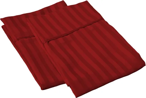 Miniatura 24 de Fundas de almohada de algodón peinado de 600 hilos (paquete de 2) tamaño Queen de 20.0 x 30.0 in, color rosa claro liso Rosa Claro (Sólido)