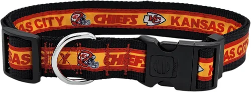 Miniatura 43 de Pets First Collar para perro de la NFL 32 equipos NFL disponibles en 4 tamaños. Collar de PET NFL resistente, fuerte y duradero. Equipo de fútbol