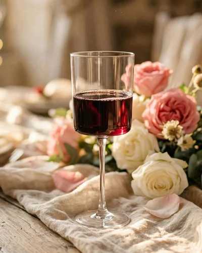 Miniatura 2 de Ciaell Paquete de 12 copas de vino de plástico transparente – Copas de vino desechables de 10 onzas con tallo para fiestas, bodas, piscina, aire