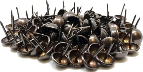DMSE – Tamaño mayorista 7/16" diámetro (0.433 in) hardware tapicería muebles decorativos Pulgar tachuelas clavos clavos 1000 unidades