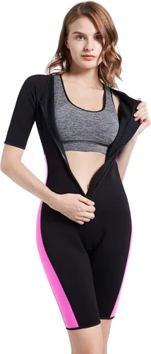 Miniatura 5 de Traje de neopreno para mujer, entrenamiento de cintura, entrenamiento de fitness, traje de adelgazamiento en caliente