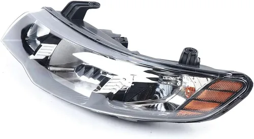 Miniatura 2 de Para 2010 2011 Forte/Forte Koup LX/EX 2012 2013 Faros Reemplazo Izquierdo Lado Conductor Fábrica Halógeno Faro Negro Carcasa Ámbar Esquina