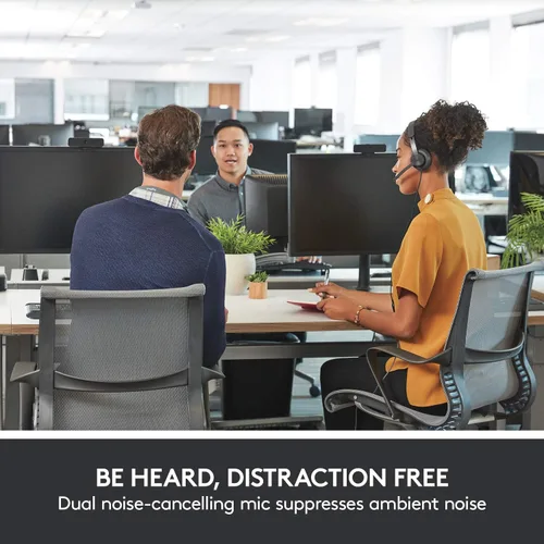 Miniatura 4 de Logitech Zone - Auriculares con cancelación de ruido con cable, USB-C con adaptador USB-A, grafito, color negro