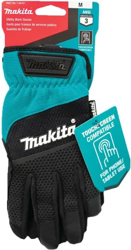 Miniatura 7 de Makita T-04151 Guantes de trabajo de protección flexible con puño abierto (mediano)