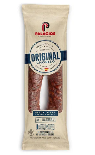 Miniatura 8 de Chorizo Autentico HOT de Palacios. Importado de España. Paquete de 6 unidades de 7.9 oz