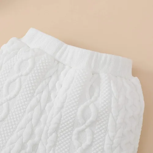 Miniatura 6 de Conjunto de ropa de bebé para niñas, mameluco de manga larga con capucha y pantalones
