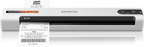 Miniatura 10 de Epson Workforce ES-55R Escáner móvil de recibos y documentos con software de gestión de recibos para PC y Mac
